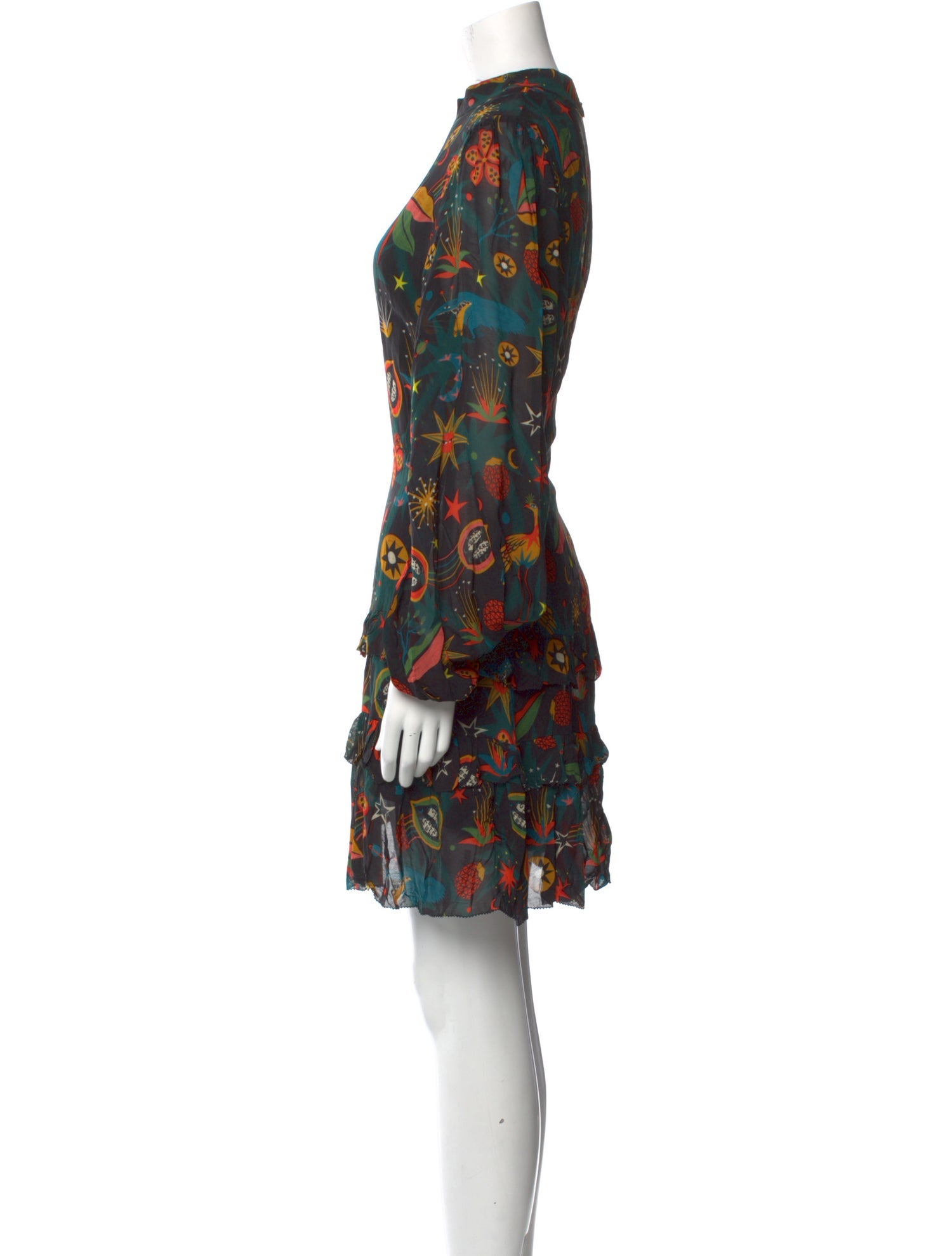 Farm Rio Floral Print Knee-Length Dress w/ Tags